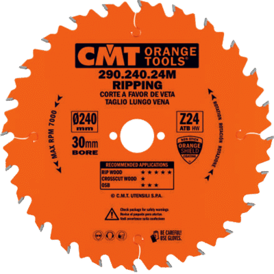 CMT Orange Tools 250x24-atb-bg-form-ahsap-testere - BG Form Teflon kaplamalı
