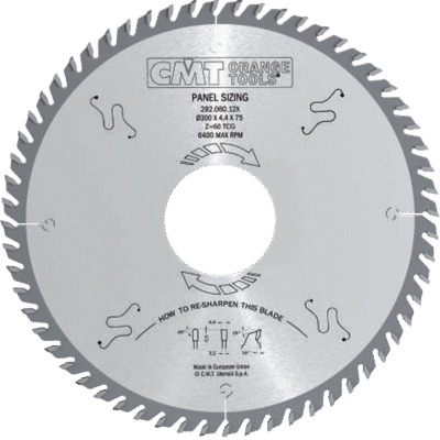 CMT Orange Tools Ø450x4,8/3,5x60 Z:72 TRF Panel Ebatlama Makine Ana Testere