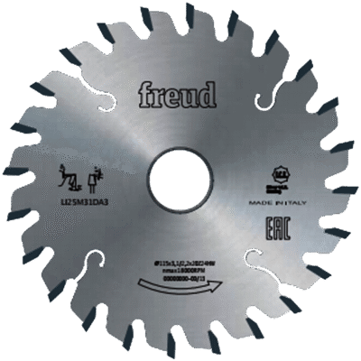 FREUD Ø180x4,3-5,5/3,2x45 Z:36 Panel Ebatlama Çizici Testere